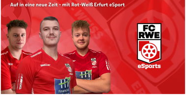Der FC Rot-Weiß Erfurt eröffnet mit dem 01.07.22 die offizielle Abteilung „E-Sport“ im Verein. 
