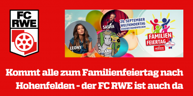Freikarten fürs Thüringen-Derby und Einladung zum Familienfeiertag am 20.09.2023